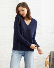 Load image into Gallery viewer, Not Monday Ella V-Neck Cashmere Sweater