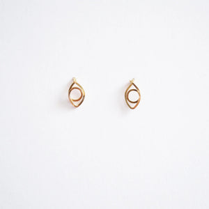 Imi Evil Eye Studs - Gold Fill