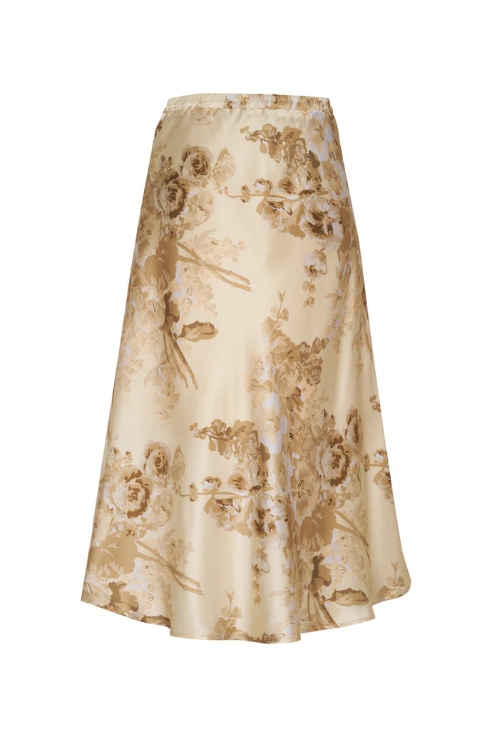 Gold Hawk - Napa Flare Skirt - Raffia