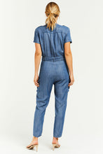 Load image into Gallery viewer, Greyson Cargo Jumpsuit - Blue