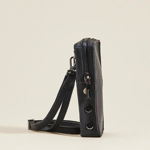 Hammitt 424 Phone Bag -  Black/Gunmetal