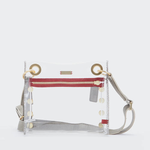 HAMMITT Tony - Small Clear - Pew/red Zipper