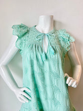 Load image into Gallery viewer, Allison -Lucia Eyelet Dress - Mint