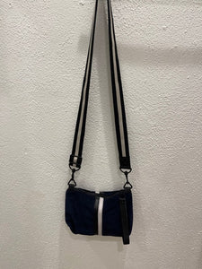 Nancy Wristlet/Crossbody Handbag - Assorted Stripes