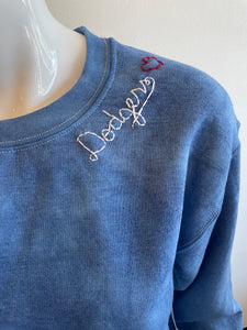 Park Barrett - Dodgers Embroidered Tie Dye Sweatshirt