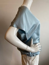 Load image into Gallery viewer, Melissa Nepton - Jofrey Satin Top - Elther Blue