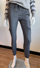 Load image into Gallery viewer, Gaya Cargo Style Flog Pants - Gray Herringbone