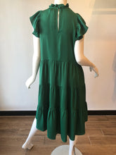 Load image into Gallery viewer, Pinch - Tiered Dress - Emerald Green