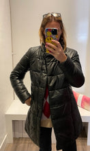 Load image into Gallery viewer, Mauritius Lya CF Leather Puffer Coat in Ox Red AND Black
