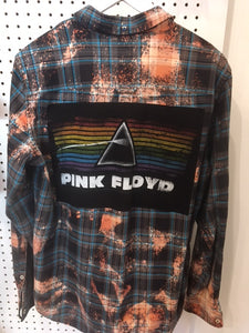 Upcycle Envy - Vintage Flannel - Pink Floyd