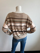 Load image into Gallery viewer, Brodie Wispr Stitch Detail Sweater -Latte (Tan/Browns)