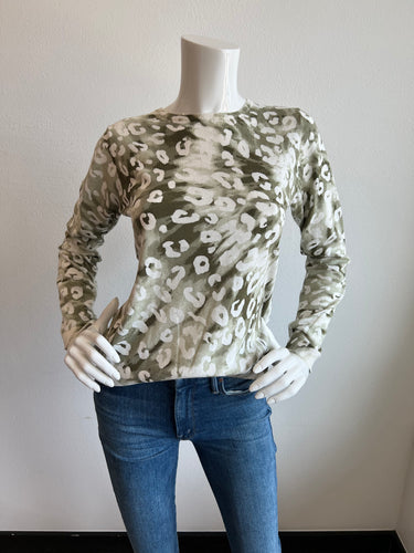 Brodie - Wispr: Inked Leopard Crew Neck - Turtle Bay