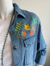 Load image into Gallery viewer, Billy T - Flower Field Denim Shirt