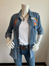 Load image into Gallery viewer, Billy T - Peace and Love Denim Shirt