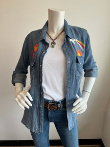 Billy T - Peace and Love Denim Shirt