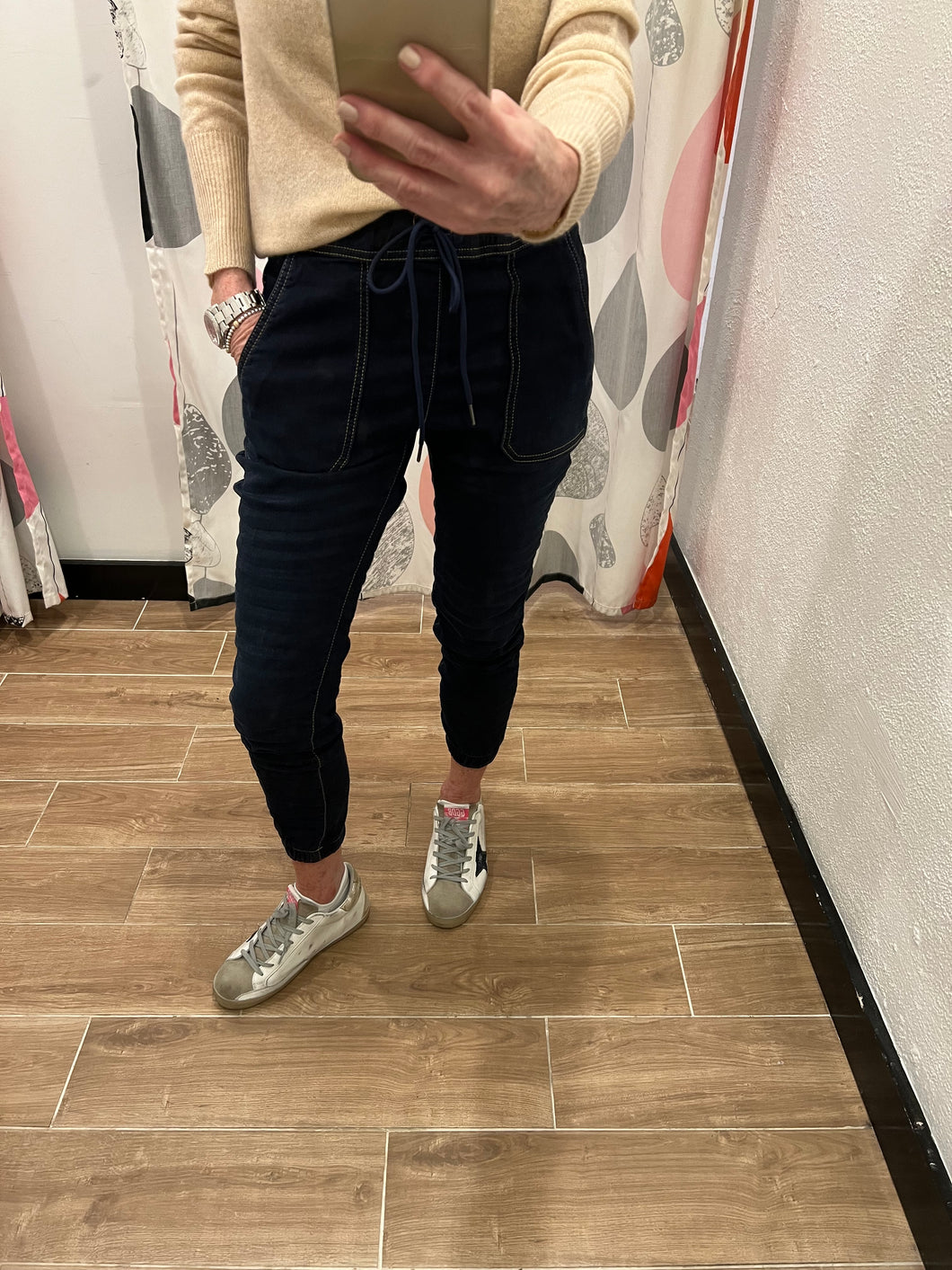 Tali Jogger Flog Pants  - Denim