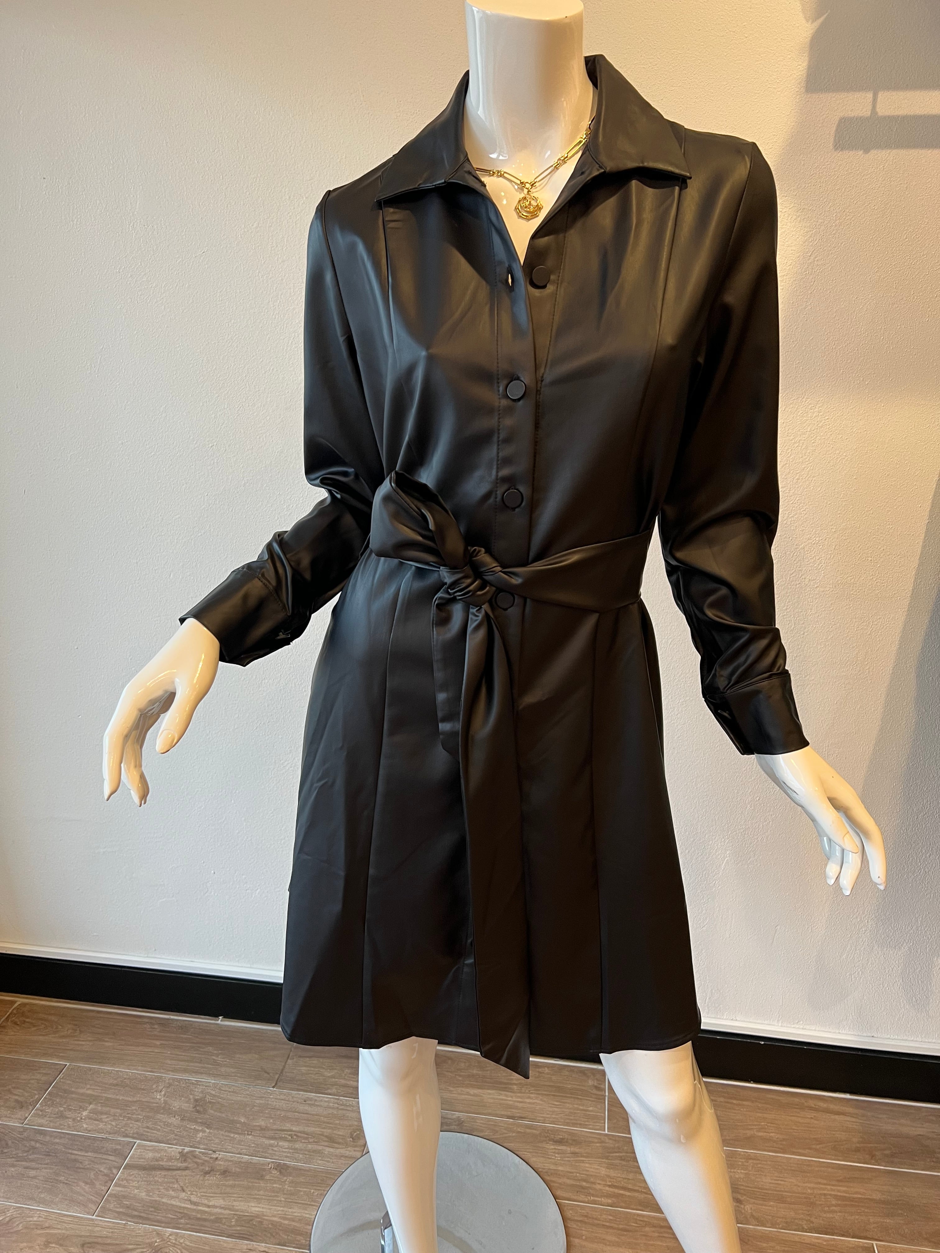 DY Choice Flog - Ariana Vegan Leather Dress