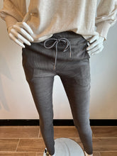 Load image into Gallery viewer, Shely Drawstring Flog Pants - Grey Corduroy