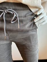 Load image into Gallery viewer, Shely Drawstring Flog Pants - Grey Corduroy