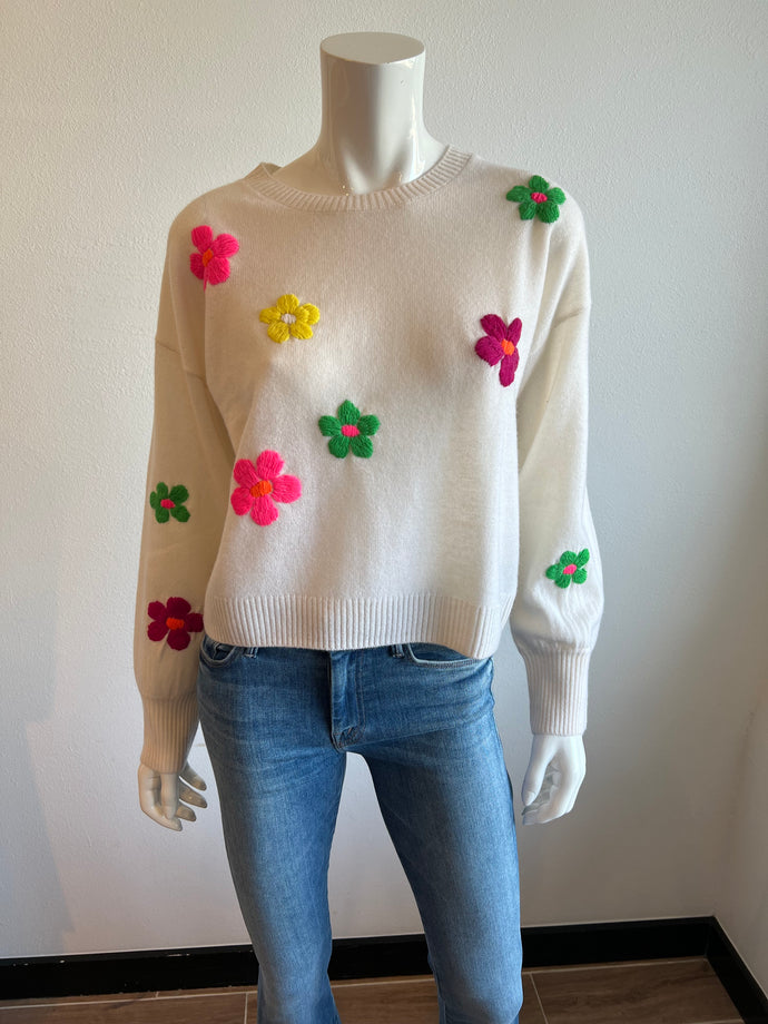 Brodie - Polly Floral Crew Sweater