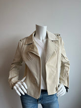 Load image into Gallery viewer, Blanc Noir Moto Jacket - Cream