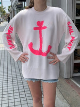 Load image into Gallery viewer, Kerri Rosenthal Maggie Sweater Sail Away - Pearl