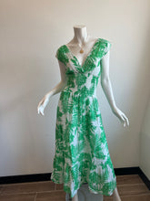 Load image into Gallery viewer, Felicite Smocked Gauze Dress - Green Palm