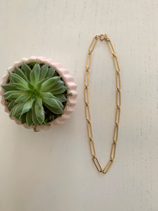 Long 16"  Link Chain Necklace