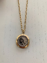 Load image into Gallery viewer, Long Roman Coin Replica Necklace