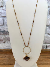 Load image into Gallery viewer, Long Necklace With a Stone Charm