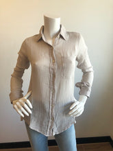 Load image into Gallery viewer, Felicite - Boyfriend Button Up Gauze Top - Birch