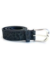 Load image into Gallery viewer, Leopard Print Belt - Charcoal