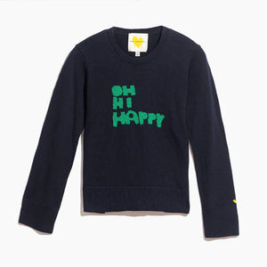 Kerri Rosenthal Liz Sweater Oh Hi Happy Indigo