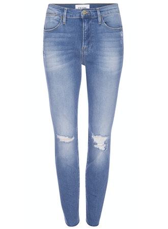 Frame - Le High Skinny Raw Edge in FANR