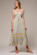 Load image into Gallery viewer, Lusana - Lidoe Mira Floral Maxi Yellow and Blue