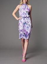 Load image into Gallery viewer, Lola &amp; Sophie - Ikat Printed Halter Dress