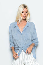 Load image into Gallery viewer, Maven West - Cargo Pocket Tie Front Top