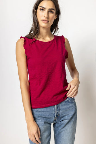 Lilla P - Ruffle Sleeve Tank