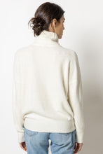 Load image into Gallery viewer, Lilla P Oversized Turtleneck Sweater - Winter White