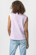 Load image into Gallery viewer, Lilla p - Twisted Binding Sleeveless Crewneck - Orchid