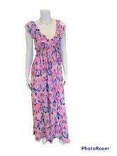 Load image into Gallery viewer, Allison New York Margo Maxi- Pink Ikat