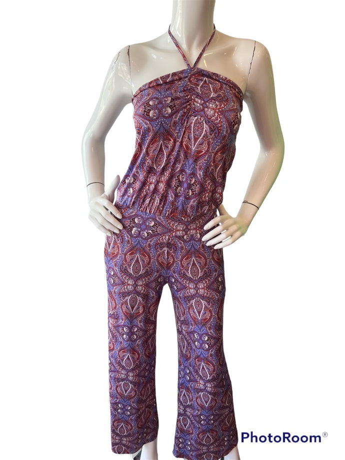 Veronica M - Halter Jumpsuit - Packard