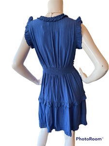 Pinch - Ruffle Dress - Royal Blue