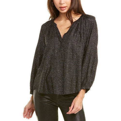 Velvet Shirley Blouse - Black