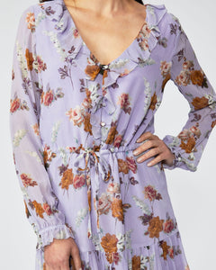 Paige Anjelina Midi Dress - Lavender Multi