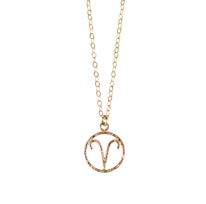 Aries Necklace - Gold Filled