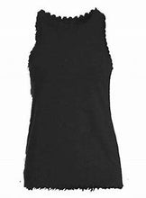 Load image into Gallery viewer, Minnie Rose - Cotton/Cashmere Frayed Tank in Navy