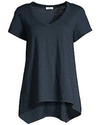 WILT S/S Sexy BF Shrunken Deep V  Ink