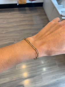 Deb Brewer -  Paper Clip Chain Bracelet