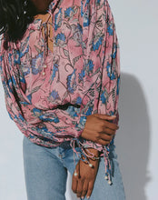 Load image into Gallery viewer, Cleobella - Emily Blouse Lotus Print